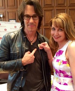Penny Tate and Rick Springfield